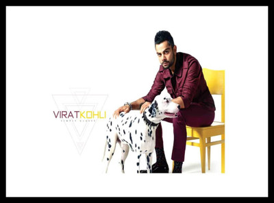 

Aabhaas Virat Kohli Wall Poster Fine Art Print(12 inch X 18 inch, Rolled)