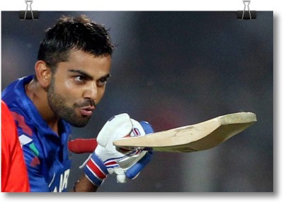 

Aabhaas Virat Kohli Wall Poster Fine Art Print(12 inch X 18 inch, Rolled)