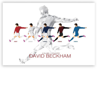 

Aabhaas David Beckham Wall Poster Fine Art Print(12 inch X 18 inch, Rolled)