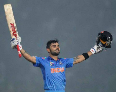 

Aabhaas Virat Kohli Wall Poster Fine Art Print(12 inch X 18 inch, Rolled)