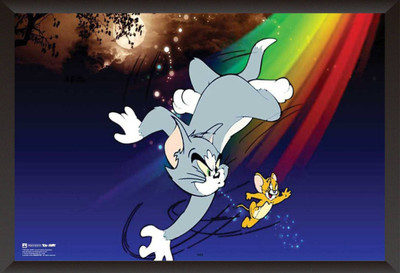

Akhuratha Tom and Jerry Fine Quality Wall Poster Paper Print(12 inch X 18 inch, Rolled)