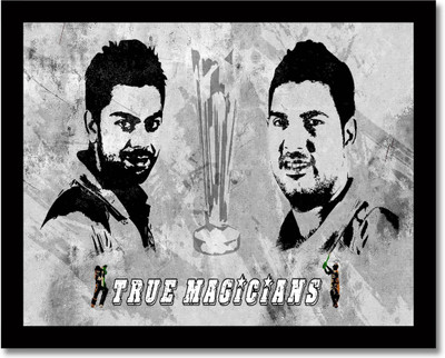 

Aabhaas Virat Kohli Wall Poster Fine Art Print(12 inch X 18 inch, Rolled)