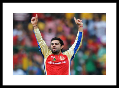 

Aabhaas Virat Kohli Wall Poster Fine Art Print(12 inch X 18 inch, Rolled)