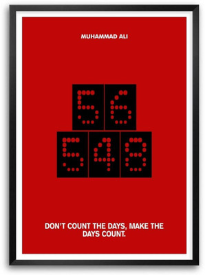 

Aabhaas Muhammad Ali Wall Poster Fine Art Print(12 inch X 18 inch, Rolled)