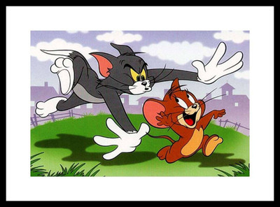 

Akhuratha Tom and Jerry Fine Quality Wall Poster Paper Print(12 inch X 18 inch, Rolled)