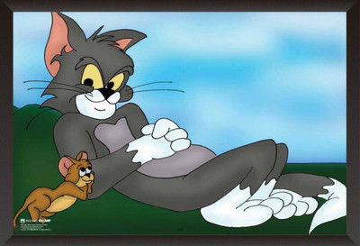 

Akhuratha Tom and Jerry Fine Quality Wall Poster Paper Print(12 inch X 18 inch, Rolled)