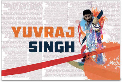 

Aabhaas Yuvraj SIngh Wall Poster Fine Art Print(12 inch X 18 inch, Rolled)