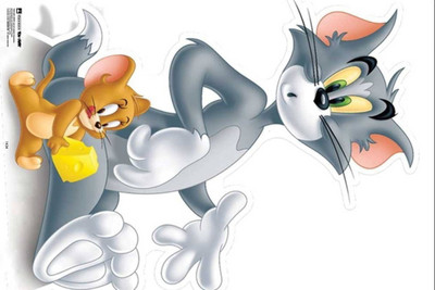 

Akhuratha Tom and Jerry Fine Quality Wall Poster Paper Print(12 inch X 18 inch, Rolled)