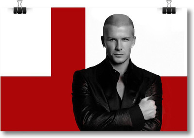 

Aabhaas David Beckham Wall Poster Fine Art Print(12 inch X 18 inch, Rolled)
