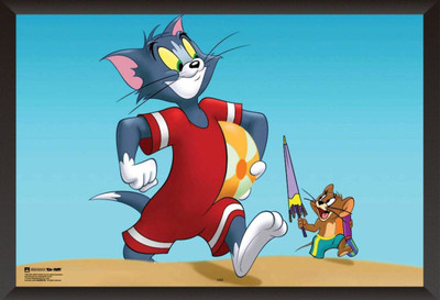 

Akhuratha Tom and Jerry Fine Quality Wall Poster Paper Print(12 inch X 18 inch, Rolled)