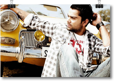 

Aabhaas Virat Kohli Wall Poster Fine Art Print(12 inch X 18 inch, Rolled)