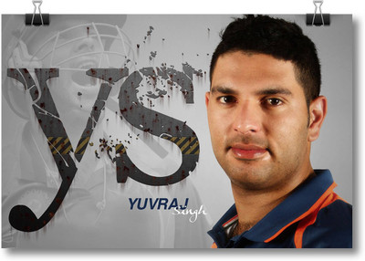 

Aabhaas Yuvraj SIngh Wall Poster Fine Art Print(12 inch X 18 inch, Rolled)