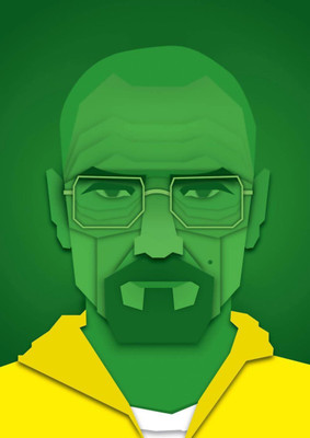 

Aabhaas Breaking Bad Wall Poster Fine Art Print(12 inch X 18 inch, Rolled)