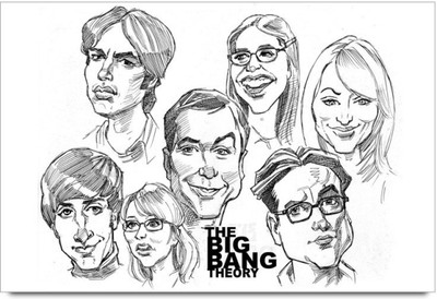 

Akhuratha The Big Bang Theory Fine Quality Wall Poster Paper Print(12 inch X 18 inch, Rolled)