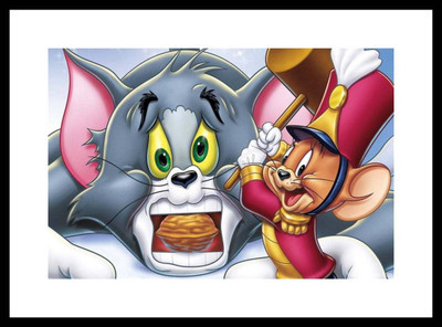 

Akhuratha Tom and Jerry Fine Quality Wall Poster Paper Print(12 inch X 18 inch, Rolled)