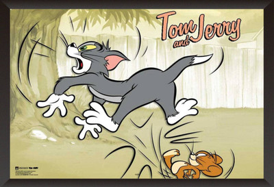 

Akhuratha Tom and Jerry Fine Quality Wall Poster Paper Print(12 inch X 18 inch, Rolled)