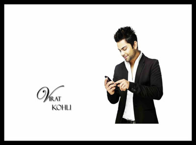 Aabhaas Virat Kohli Wall Poster Fine Art Print(12 inch X 18 inch, Rolled)