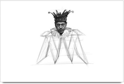 

Akhuratha House of Cards Fine Quality Wall Poster Paper Print(12 inch X 18 inch, Rolled)