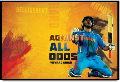 

Aabhaas Yuvraj SIngh Wall Poster Fine Art Print(12 inch X 18 inch, Rolled)
