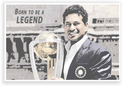 

Aabhaas Sachin Tendulkar Wall Poster Fine Art Print(12 inch X 18 inch, Rolled)