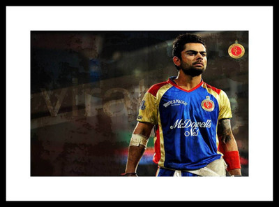 

Aabhaas Virat Kohli Wall Poster Fine Art Print(12 inch X 18 inch, Rolled)