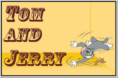 

Akhuratha Tom and Jerry Fine Quality Wall Poster Paper Print(12 inch X 18 inch, Rolled)