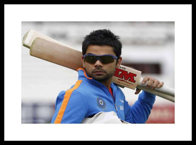 

Aabhaas Virat Kohli Wall Poster Fine Art Print(12 inch X 18 inch, Rolled)
