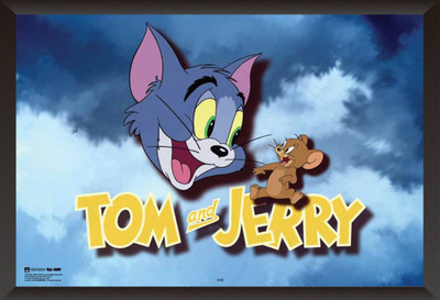 

Akhuratha Tom and Jerry Fine Quality Wall Poster Paper Print(12 inch X 18 inch, Rolled)