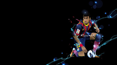 

Neymar Fine Quality Sports Wall Poster Fine Art Print(12 inch X 18 inch, Rolled)