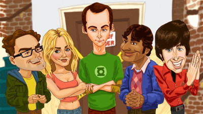 

Akhuratha The Big Bang Theory Fine Quality Wall Poster Paper Print(12 inch X 18 inch, Rolled)