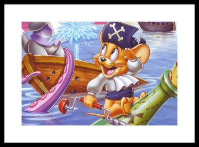 

Akhuratha Tom and Jerry Fine Quality Wall Poster Paper Print(12 inch X 18 inch, Rolled)