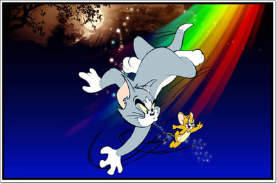 

Akhuratha Tom and Jerry Fine Quality Wall Poster Paper Print(12 inch X 18 inch, Rolled)