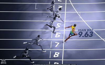 

Usain Bolt Fine Quality Sports Wall Poster Fine Art Print(12 inch X 18 inch, Rolled)