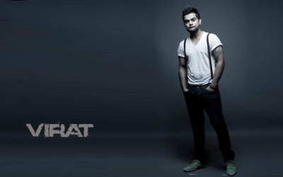 Aabhaas Virat Kohli Wall Poster Fine Art Print(12 inch X 18 inch, Rolled)