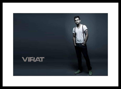 

Aabhaas Virat Kohli Wall Poster Fine Art Print(12 inch X 18 inch, Rolled)