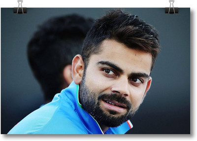 

Aabhaas Virat Kohli Wall Poster Fine Art Print(12 inch X 18 inch, Rolled)