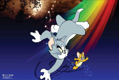 

Akhuratha Tom and Jerry Fine Quality Wall Poster Paper Print(12 inch X 18 inch, Rolled)