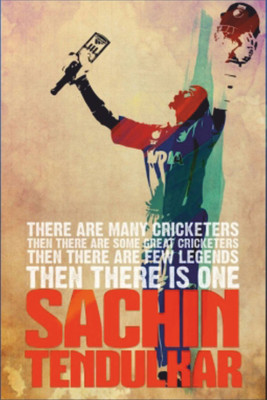 

Aabhaas Sachin Tendulkar Wall Poster Fine Art Print(12 inch X 18 inch, Rolled)