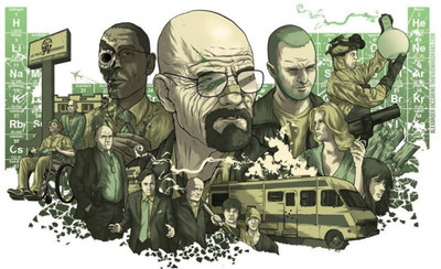 

Aabhaas Breaking Bad Wall Poster Fine Art Print(12 inch X 18 inch, Rolled)