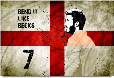 

Aabhaas David Beckham Wall Poster Fine Art Print(12 inch X 18 inch, Rolled)