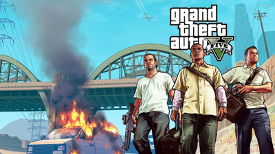 

Aabhaas GTA - GrATHAND Theft Auto Wall Poster Fine Art Print(12 inch X 18 inch, Rolled)