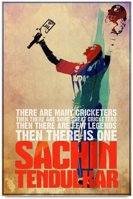 

Aabhaas Sachin Tendulkar Wall Poster Fine Art Print(12 inch X 18 inch, Rolled)