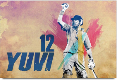 

Aabhaas Yuvraj SIngh Wall Poster Fine Art Print(12 inch X 18 inch, Rolled)