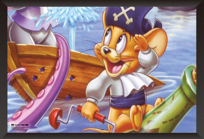 

Akhuratha Tom and Jerry Fine Quality Wall Poster Paper Print(12 inch X 18 inch, Rolled)