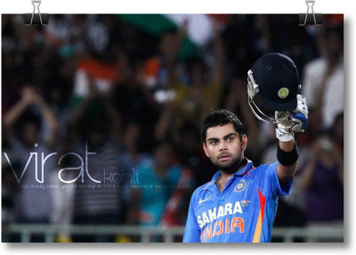 

Aabhaas Virat Kohli Wall Poster Fine Art Print(12 inch X 18 inch, Rolled)