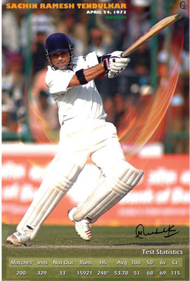

Aabhaas Sachin Tendulkar Wall Poster Fine Art Print(12 inch X 18 inch, Rolled)