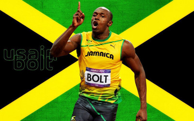 

Usain Bolt Fine Quality Sports Wall Poster Fine Art Print(12 inch X 18 inch, Rolled)