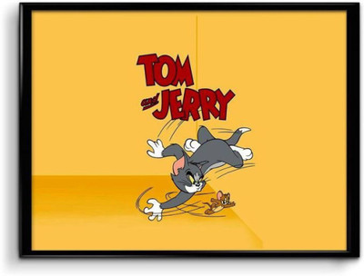 

Akhuratha Tom and Jerry Fine Quality Wall Poster Paper Print(12 inch X 18 inch, Rolled)