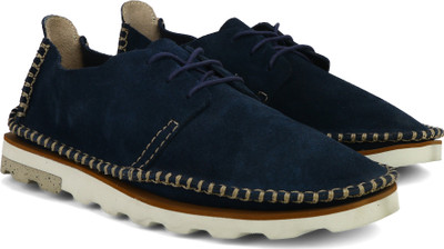 

Clarks Dakin Walk Dark Blue Suede Sneakers Shoes For Men(Blue