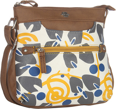 

Peperone Women Casual White PU Sling Bag